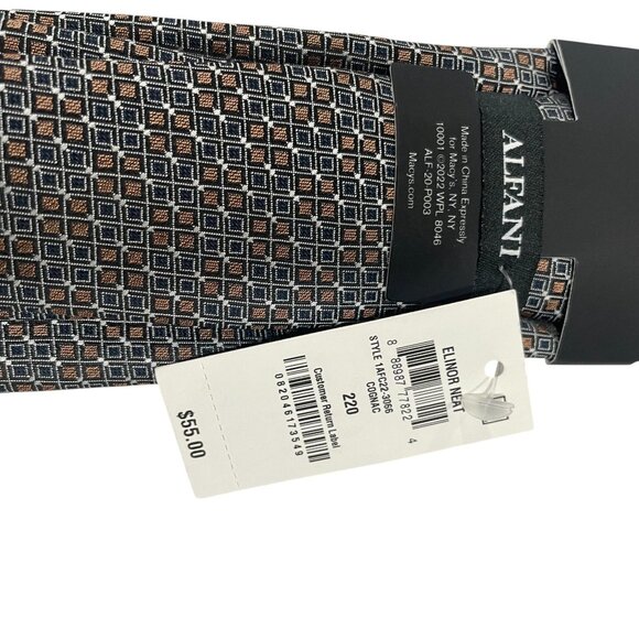 Mens Dress Socks Tie Wallet Gift Set Alfani Genuine Leather Business Formal - Picture 6 of 12